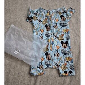 Mickey mouse hanicka bamboo shortie size 6-12M months
